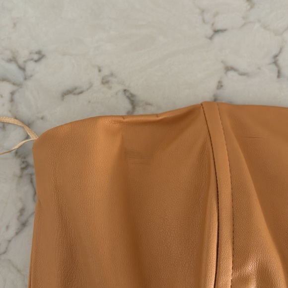 Zara Faux Leather Mini Corset Dress - Picture 11 of 12